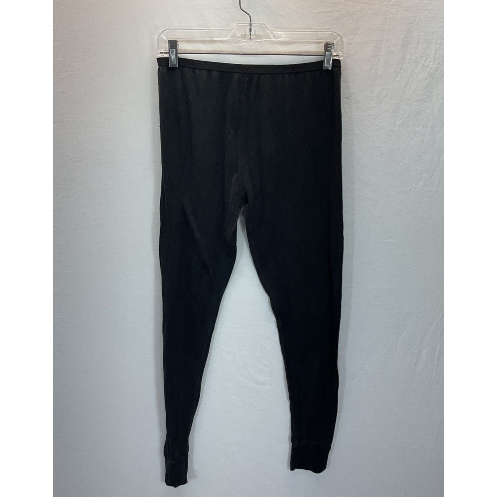 WinterSilks Mens M Lightweight Base Layer‎ Silk Long Johns Pants Black 100% Silk